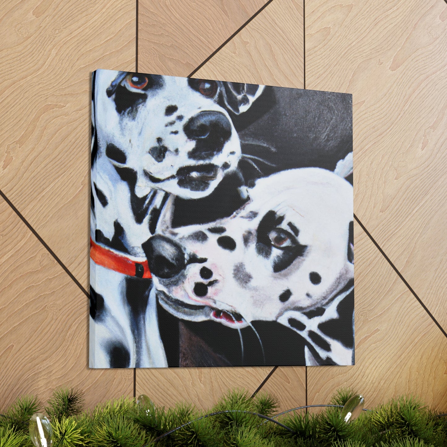 "Dalmatian on Canvas" - Canvas