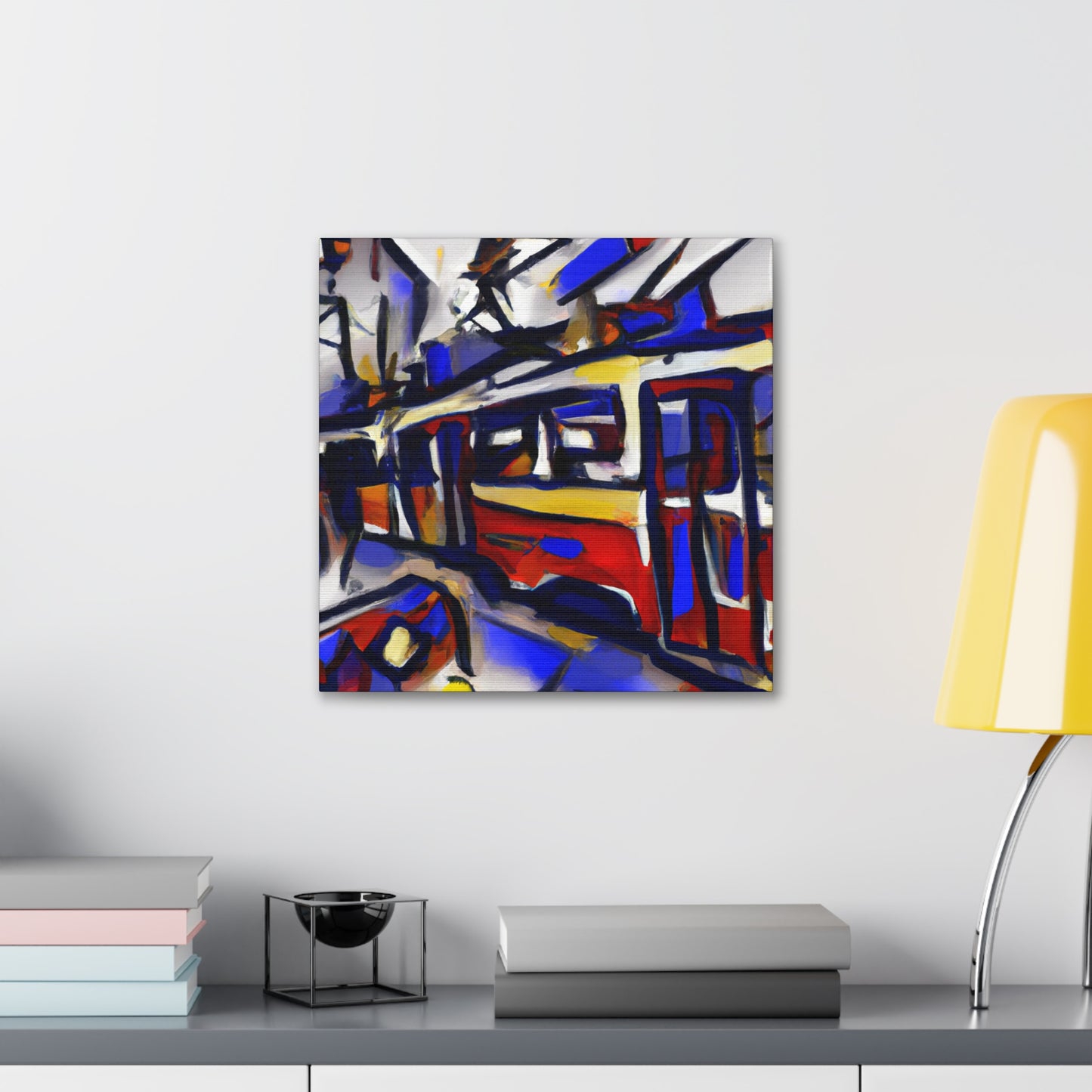 Tram in Abstraction - Canvas