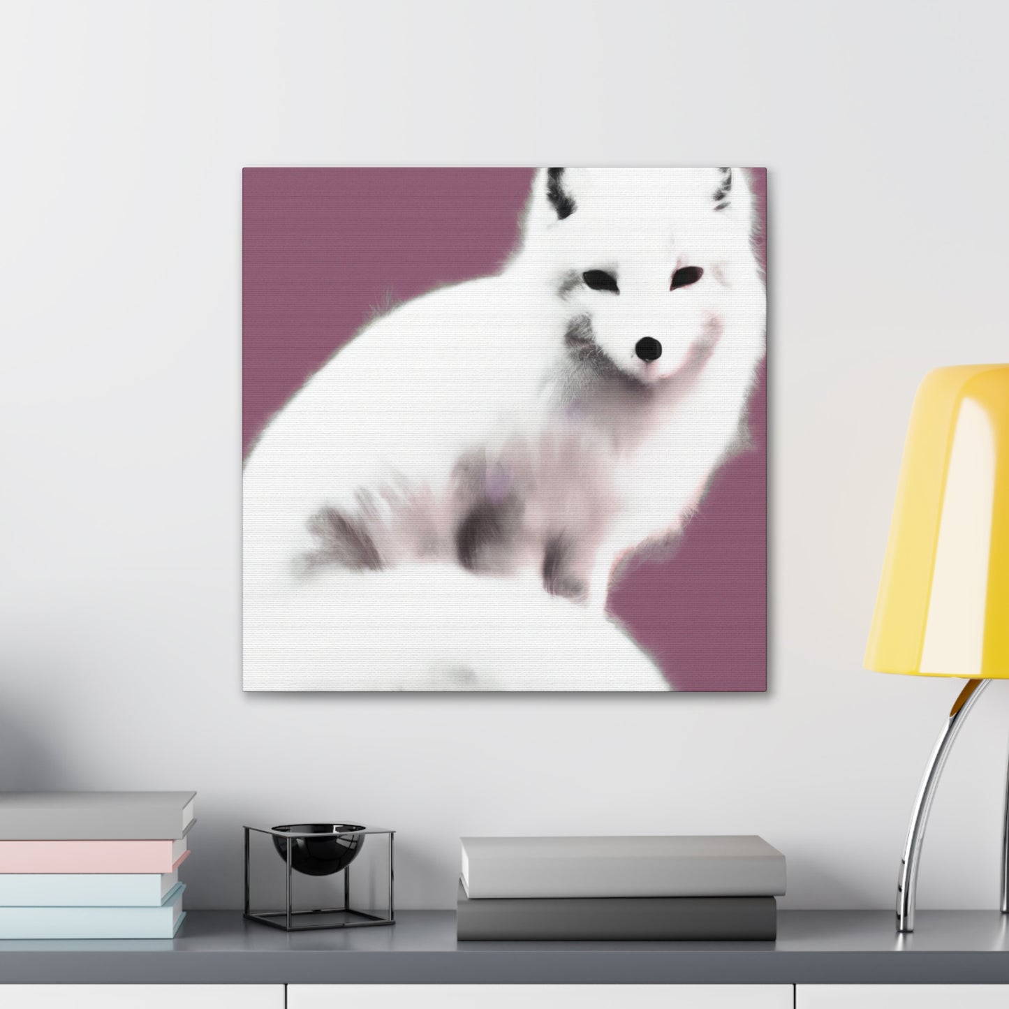 Arctic Fox Duo Bliss - Canvas