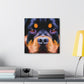 "Rottweiler Ruff Regal" - Canvas