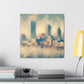 "Urban Tranquility: Milwaukee Minimalism" - Canvas