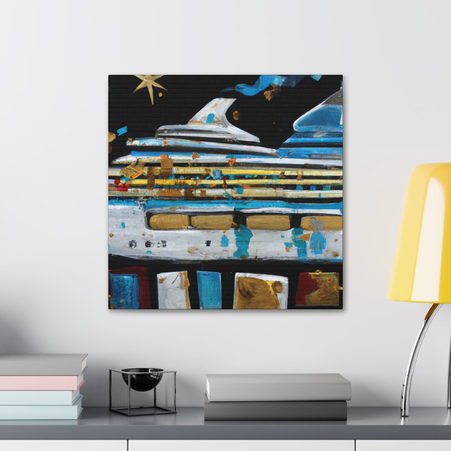 Cruise Ship Paradise. - Canvas