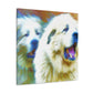 "Great Pyrenees Abstraction" - Canvas