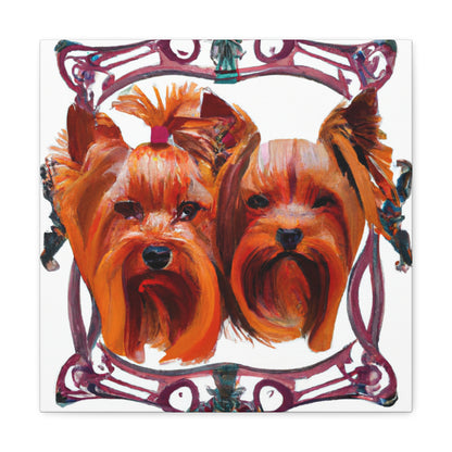 "Yorkshire Terrier Portrait" - Canvas