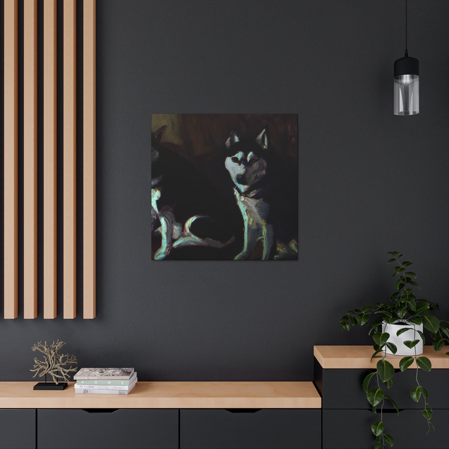 Siberian Husky Gaze - Canvas