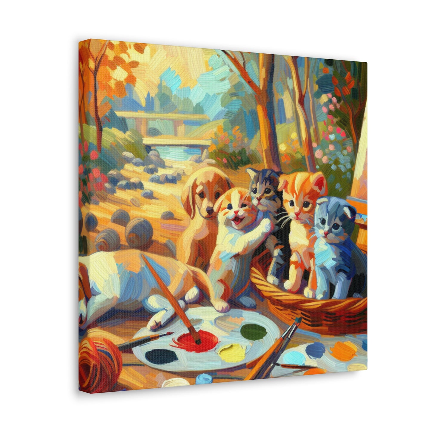 Whimsical Pet Melody - Canvas