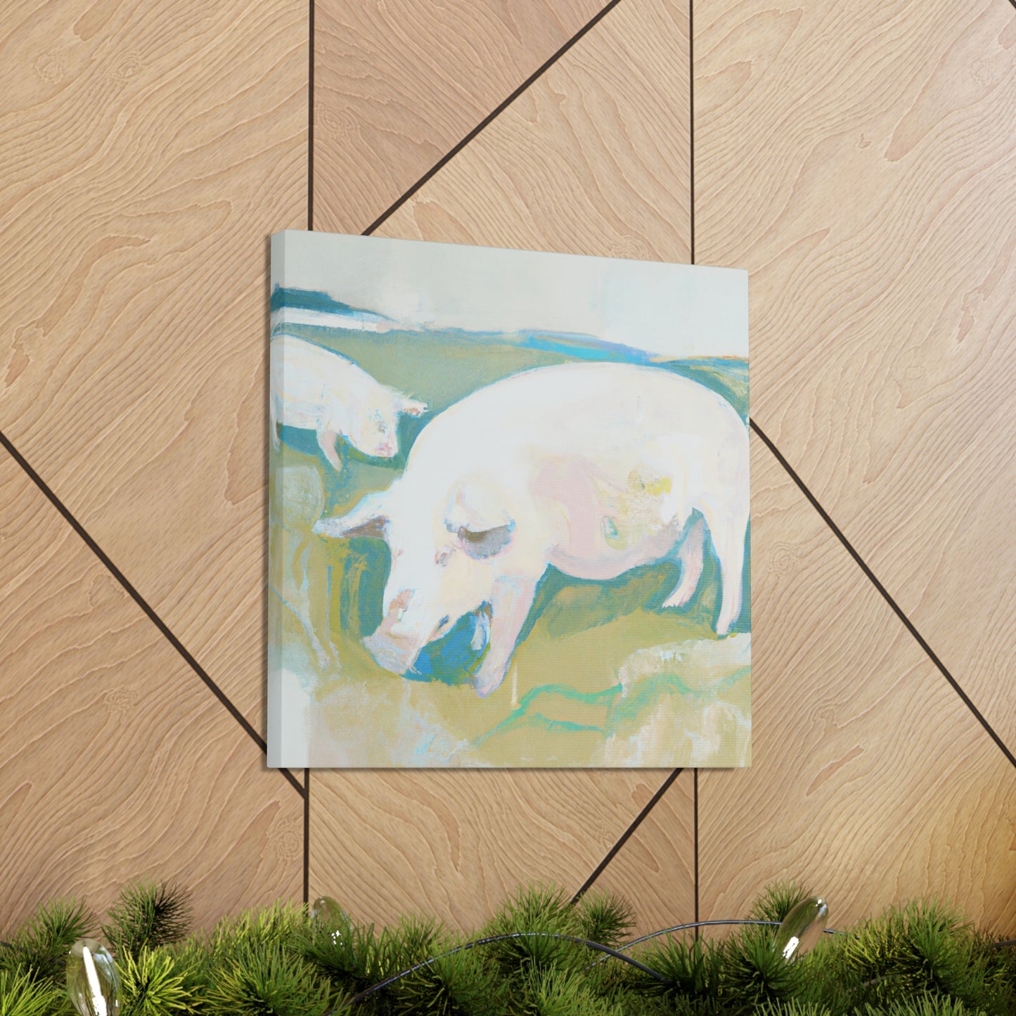 "Pig in Expressionism" - Canvas