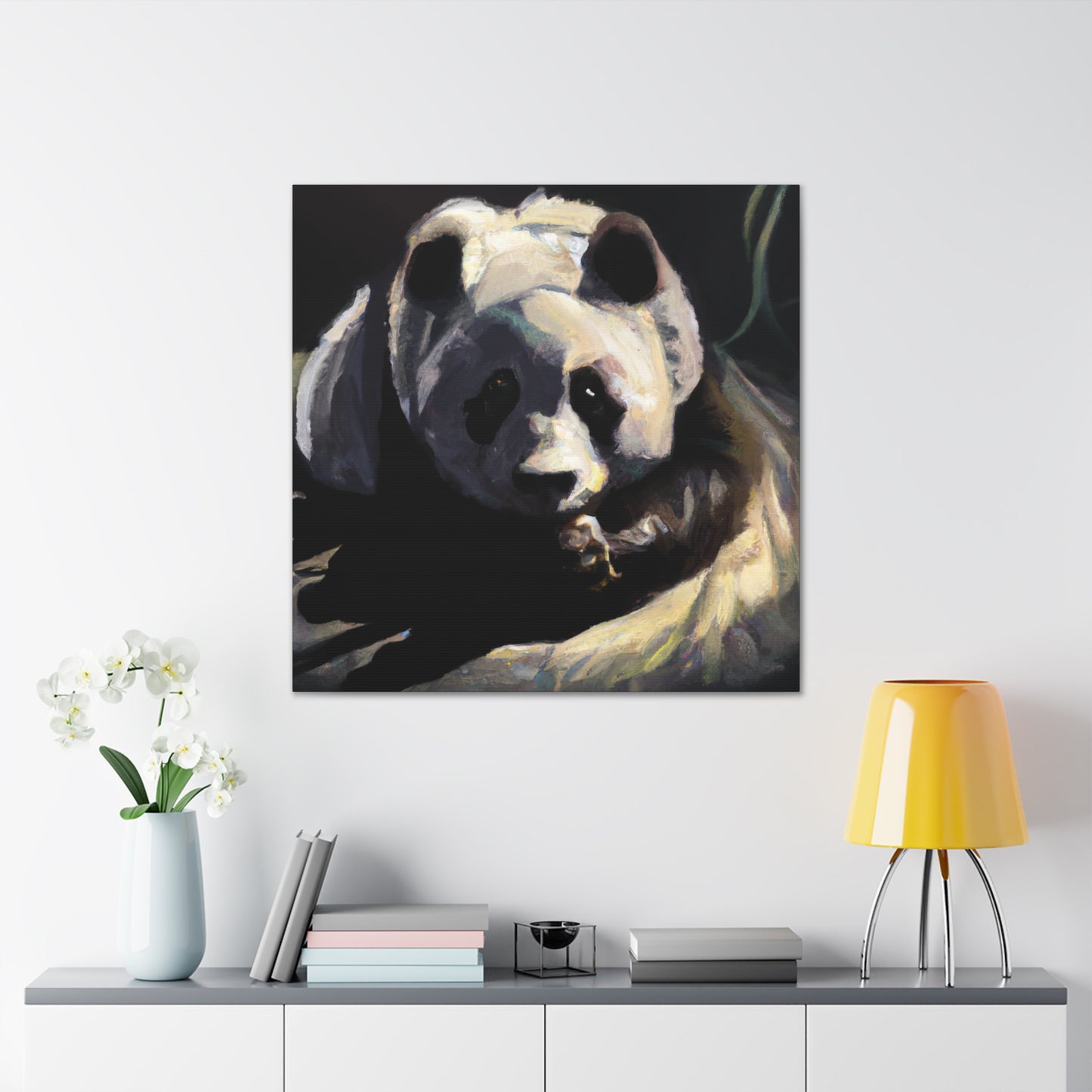 Giant Panda Enchantment - Canvas