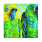 Amazon Parrots Jubilance - Canvas