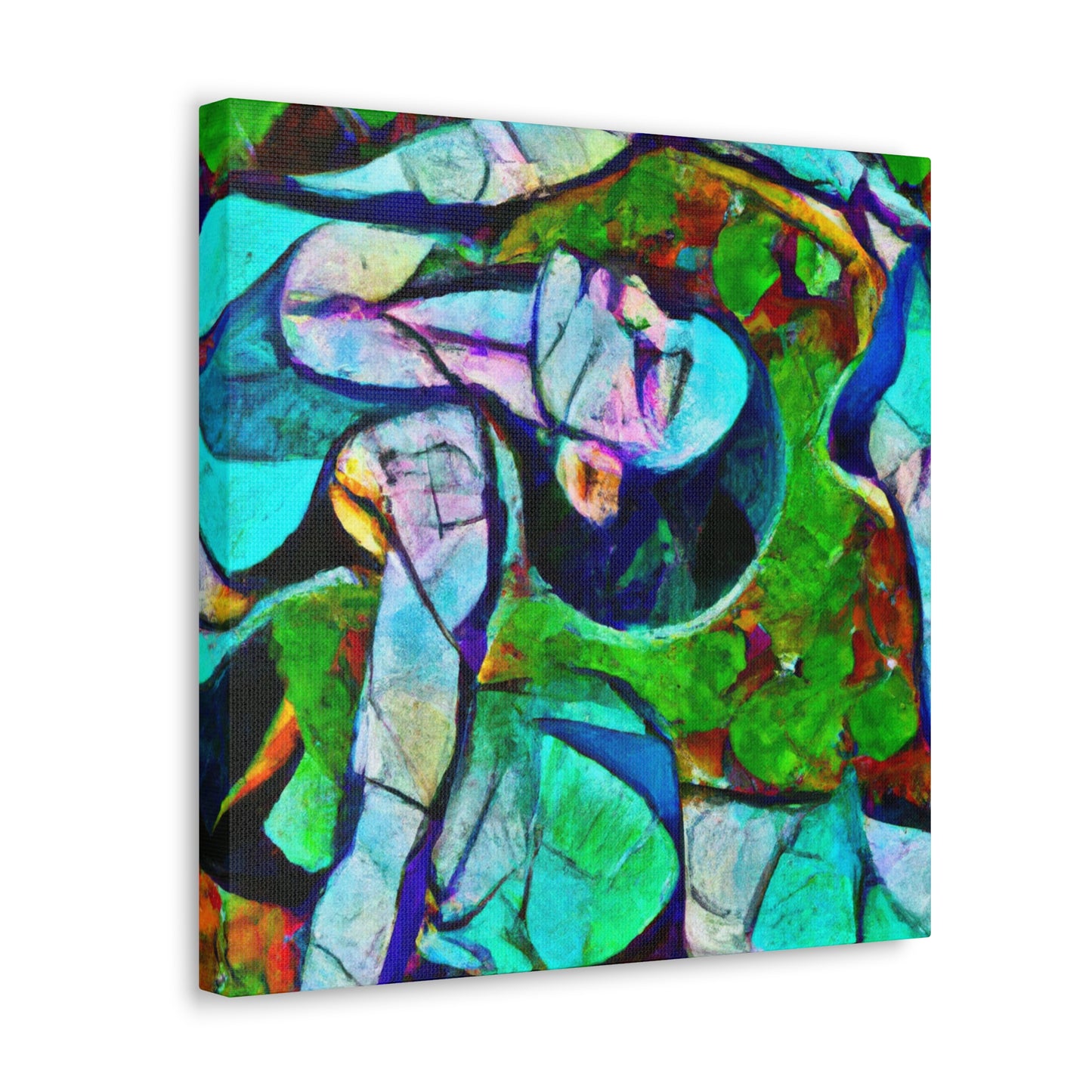 "Gymnasts in Motion" - Canvas