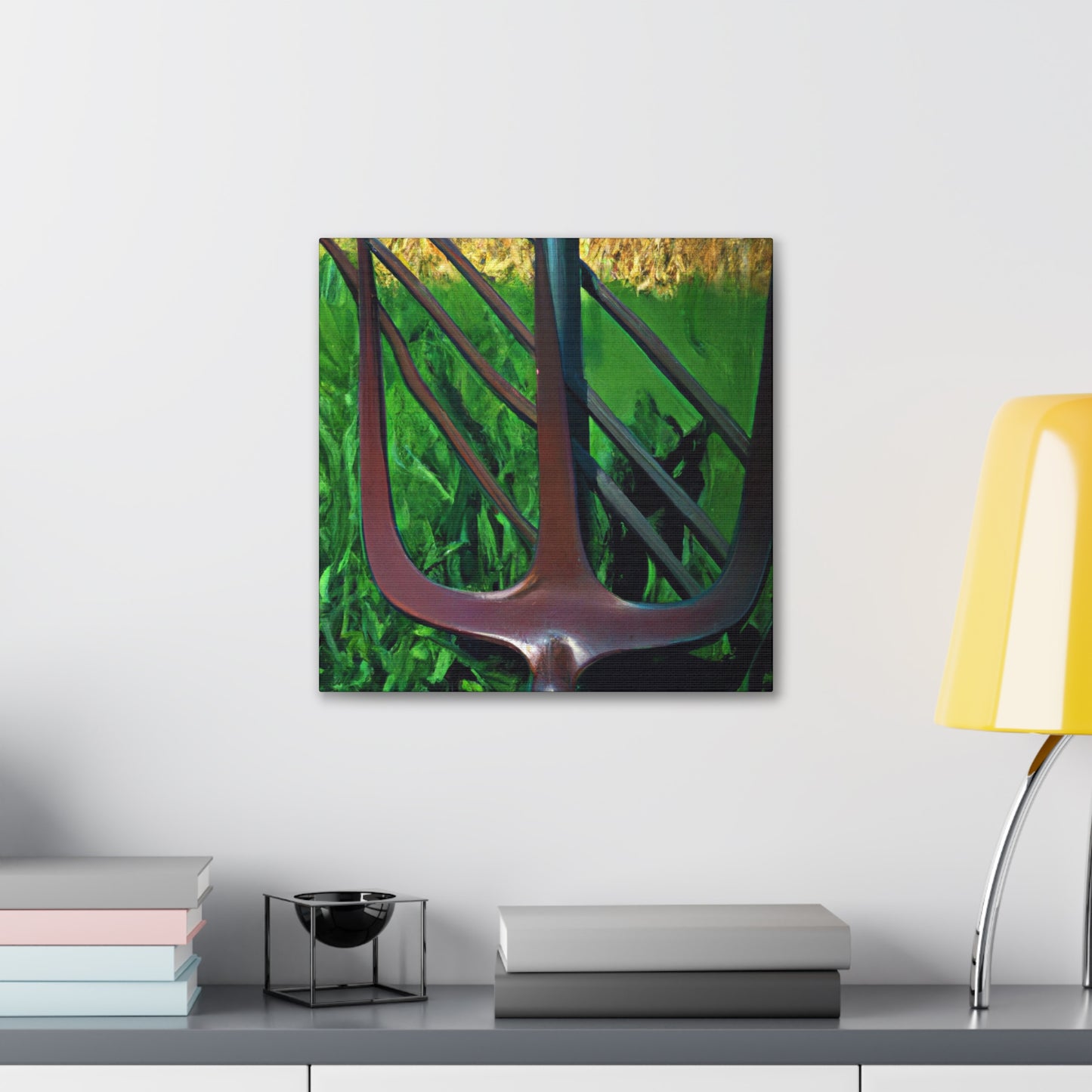 Pitchfork in Hyperrealism - Canvas