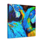 Colorful Macaw Wonders - Canvas