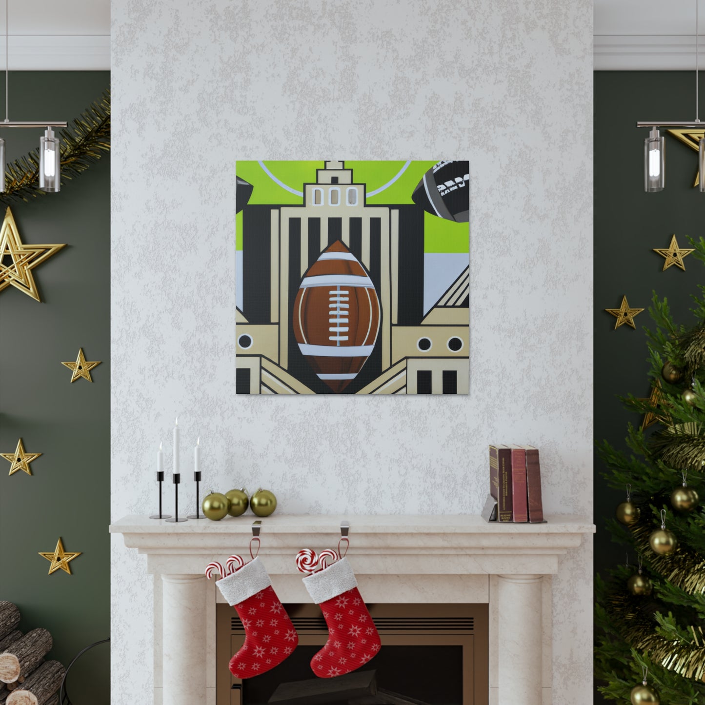 "Football's Gleaming Splendor" - Canvas