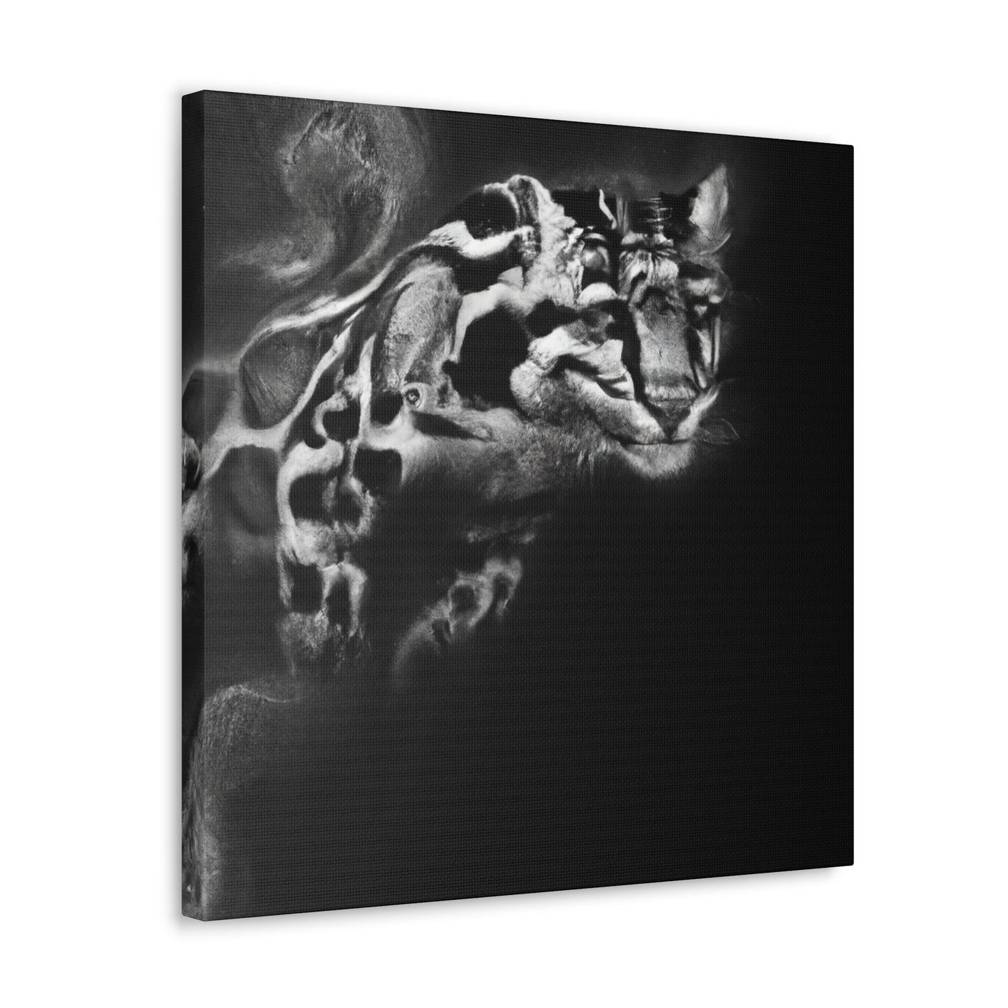 "Clouded Leopard Fantasia" - Canvas