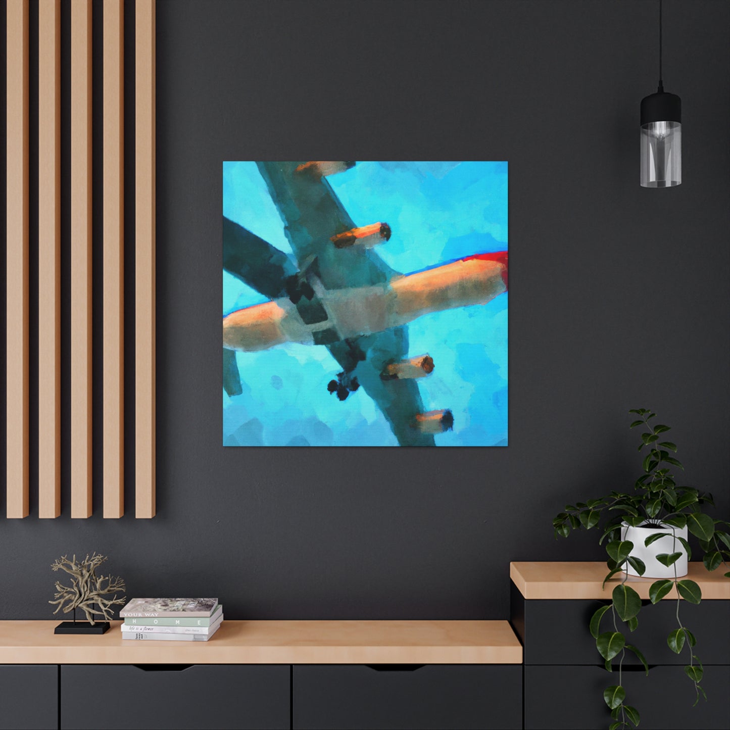 "High Flight, Reimagined" - Canvas