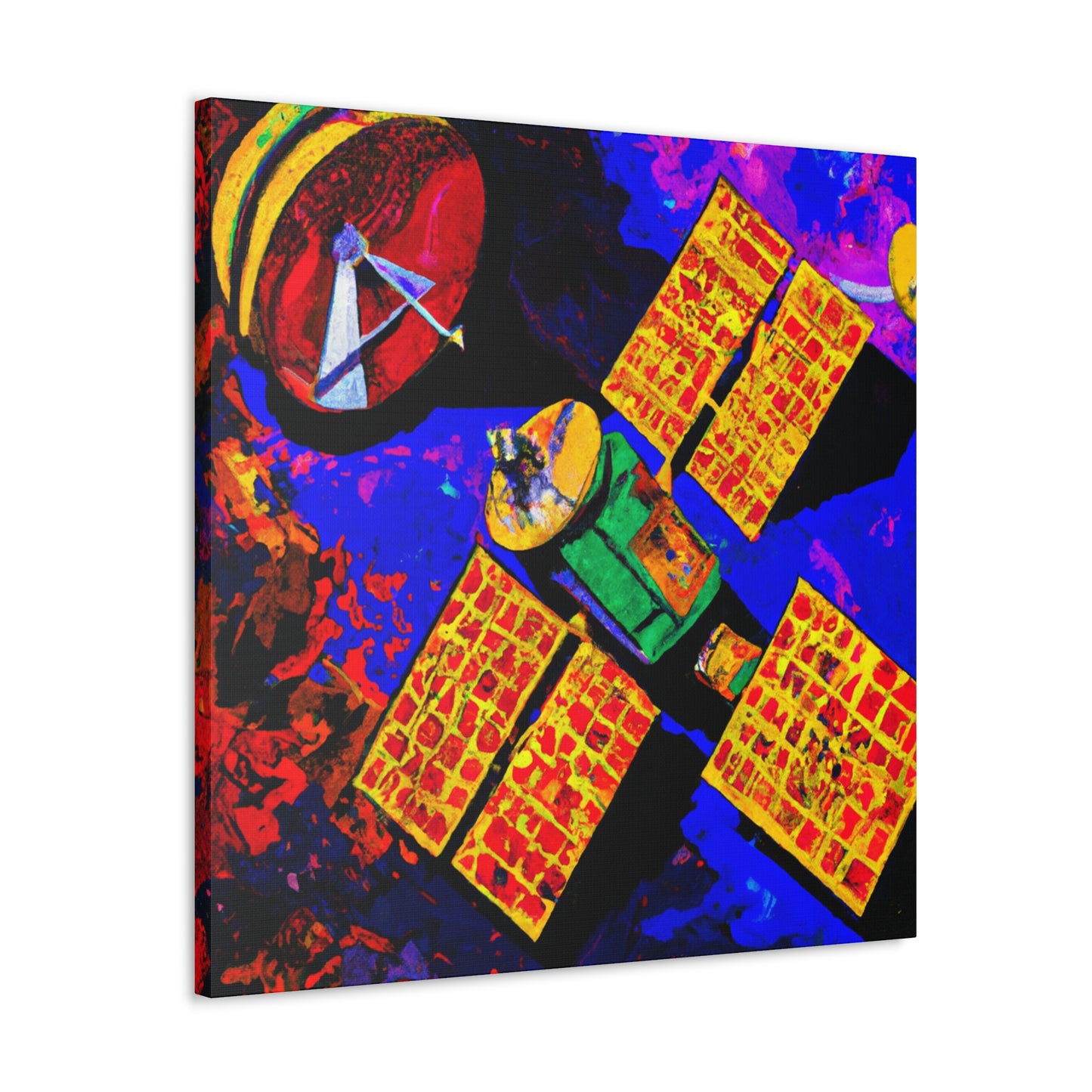 "Satellites in Fauvism" - Canvas