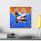 Mallard Duck Impressionism - Canvas