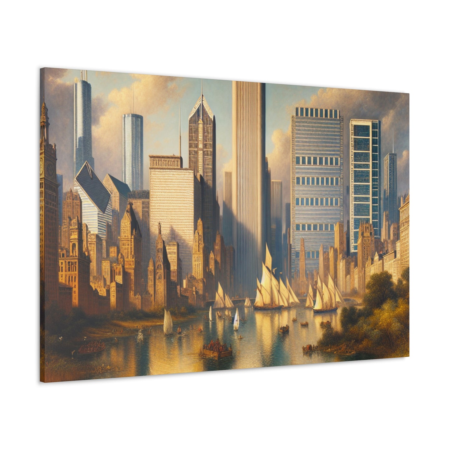 "Chicago's Renaissance Reverie" - Canvas