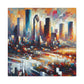 "Majestic Vistas of Houston" - Canvas