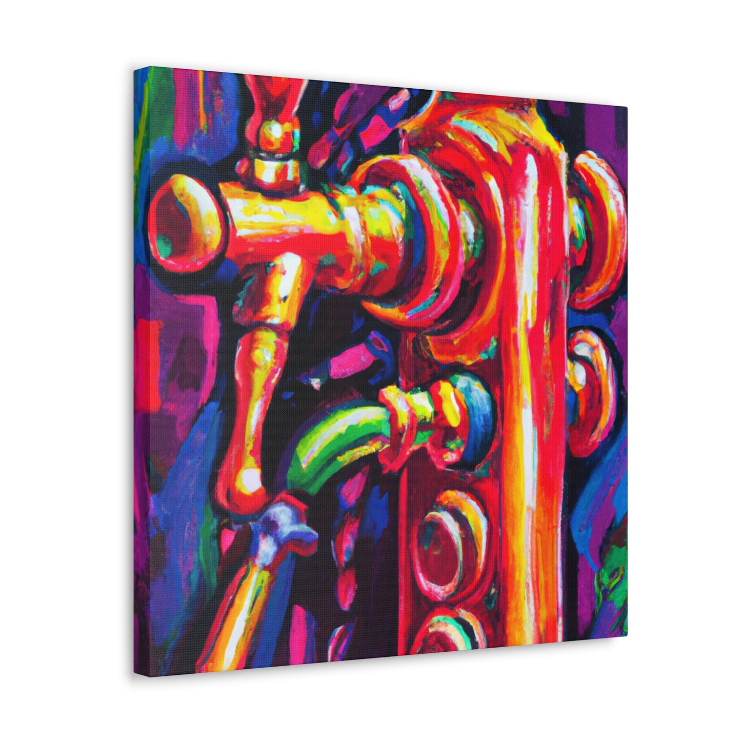 "Bar Tap Hues Vibrant" - Canvas