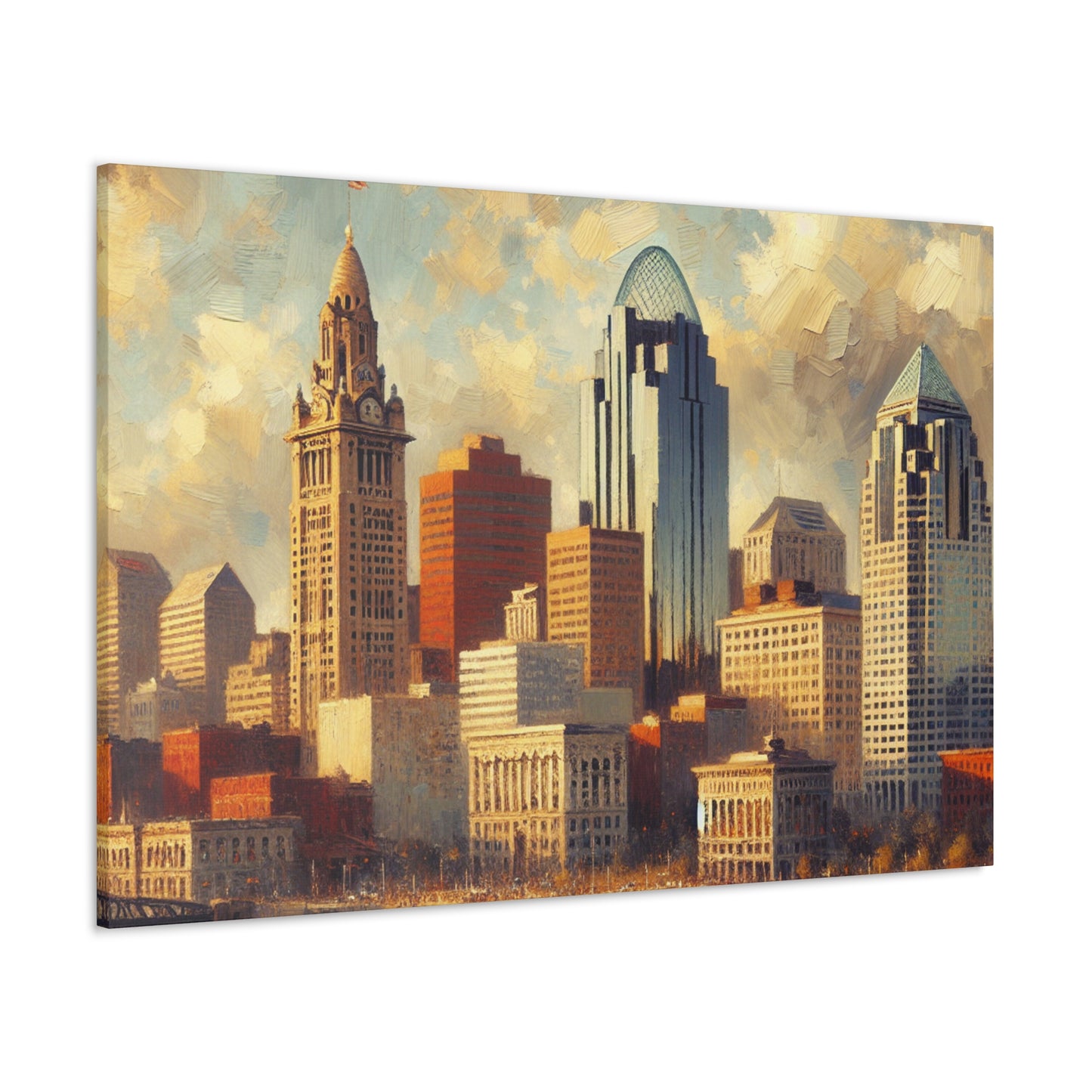 "Cincinnati's Colorful Canvas" - Canvas