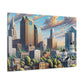 "Sacramento: Dreamlike Metropolis" - Canvas