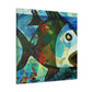 Fish in an Ocean - Canvas