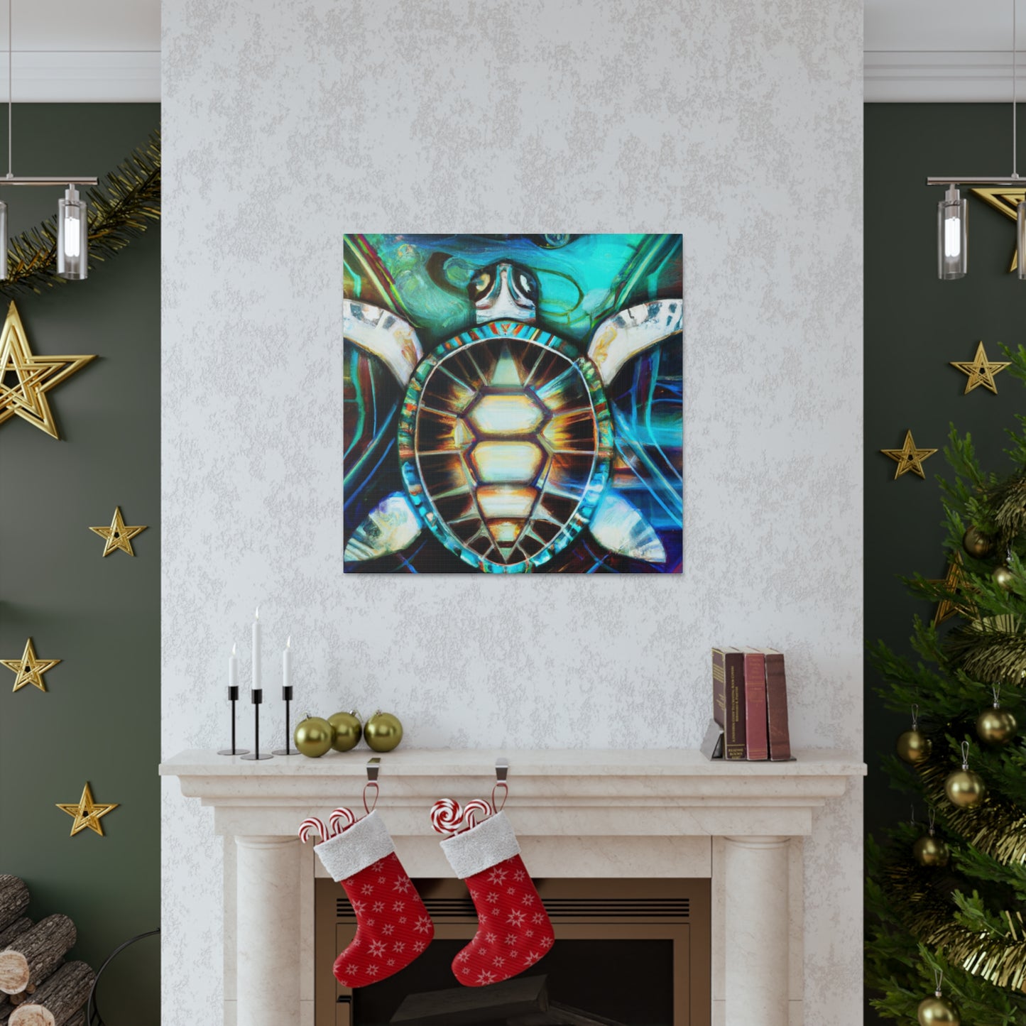 Sea Turtle Regalia. - Canvas