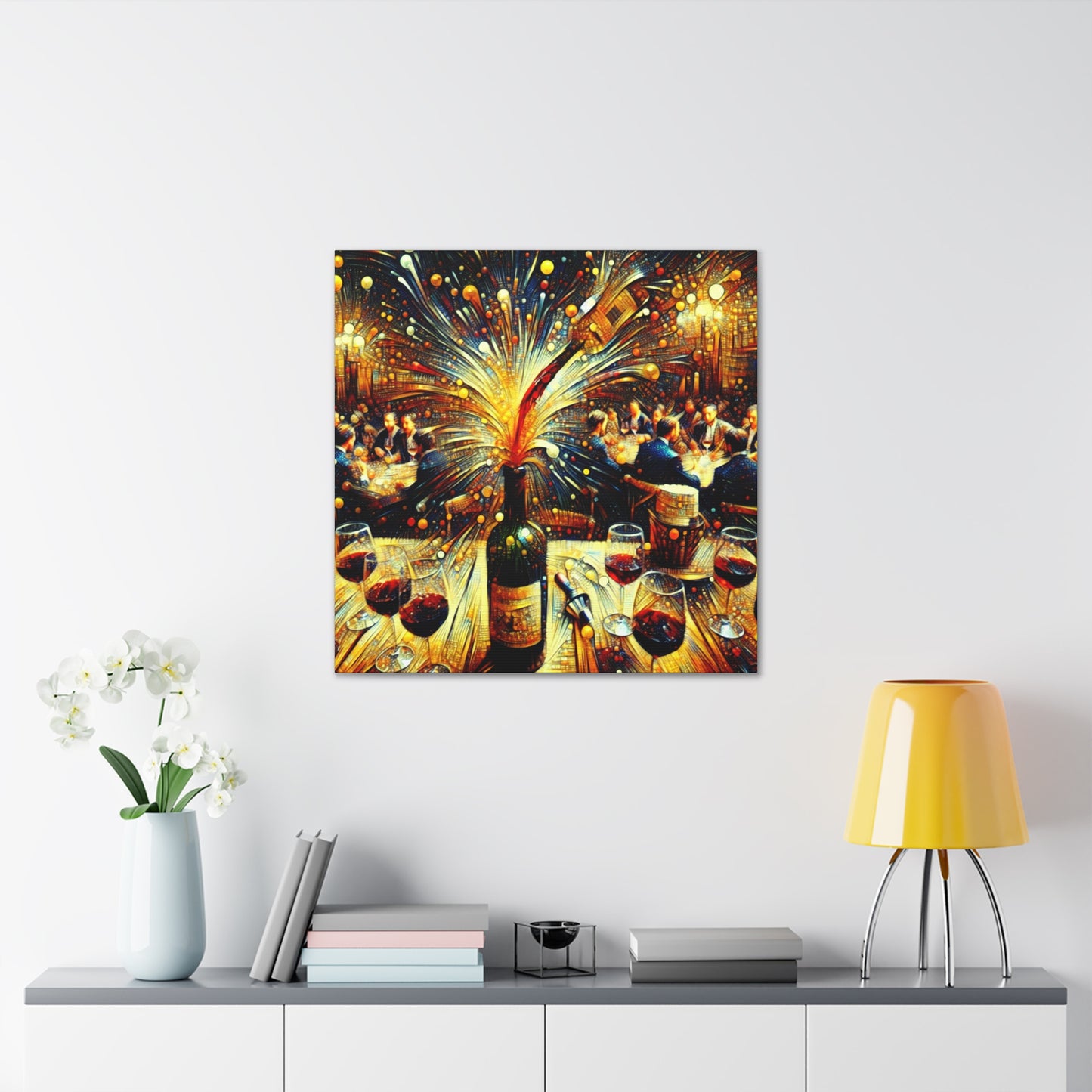 "The Bacchanalian Revelry" - Canvas