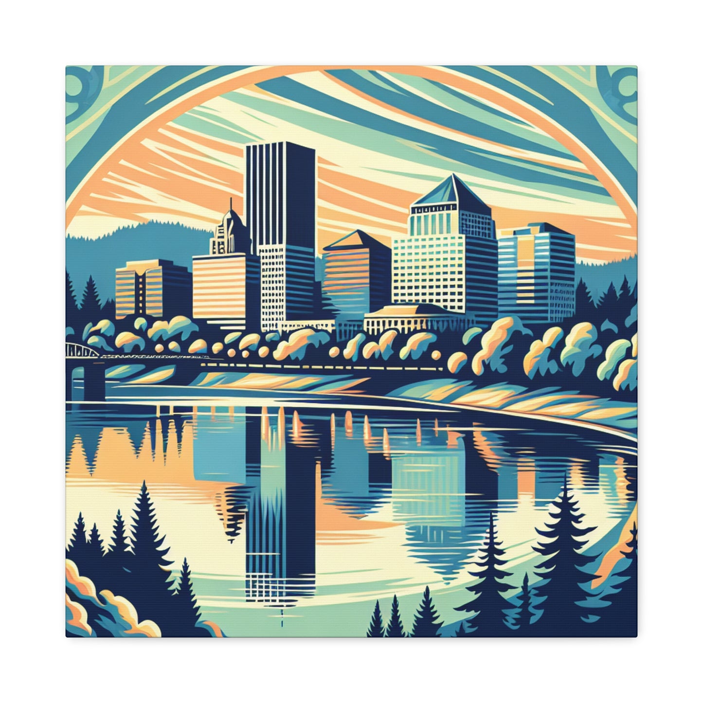 "Enchanting Grace of Portland" - Canvas