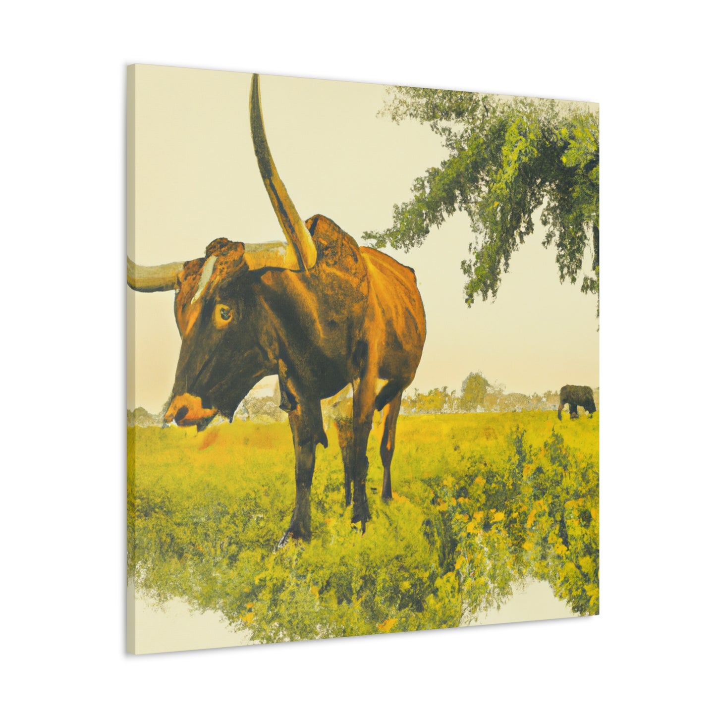 Lone Star Longhorns - Canvas