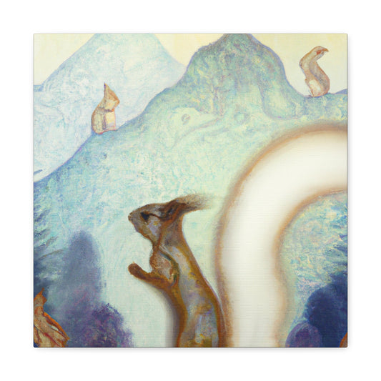 Squirrel's Garden Fantasy - Canvas