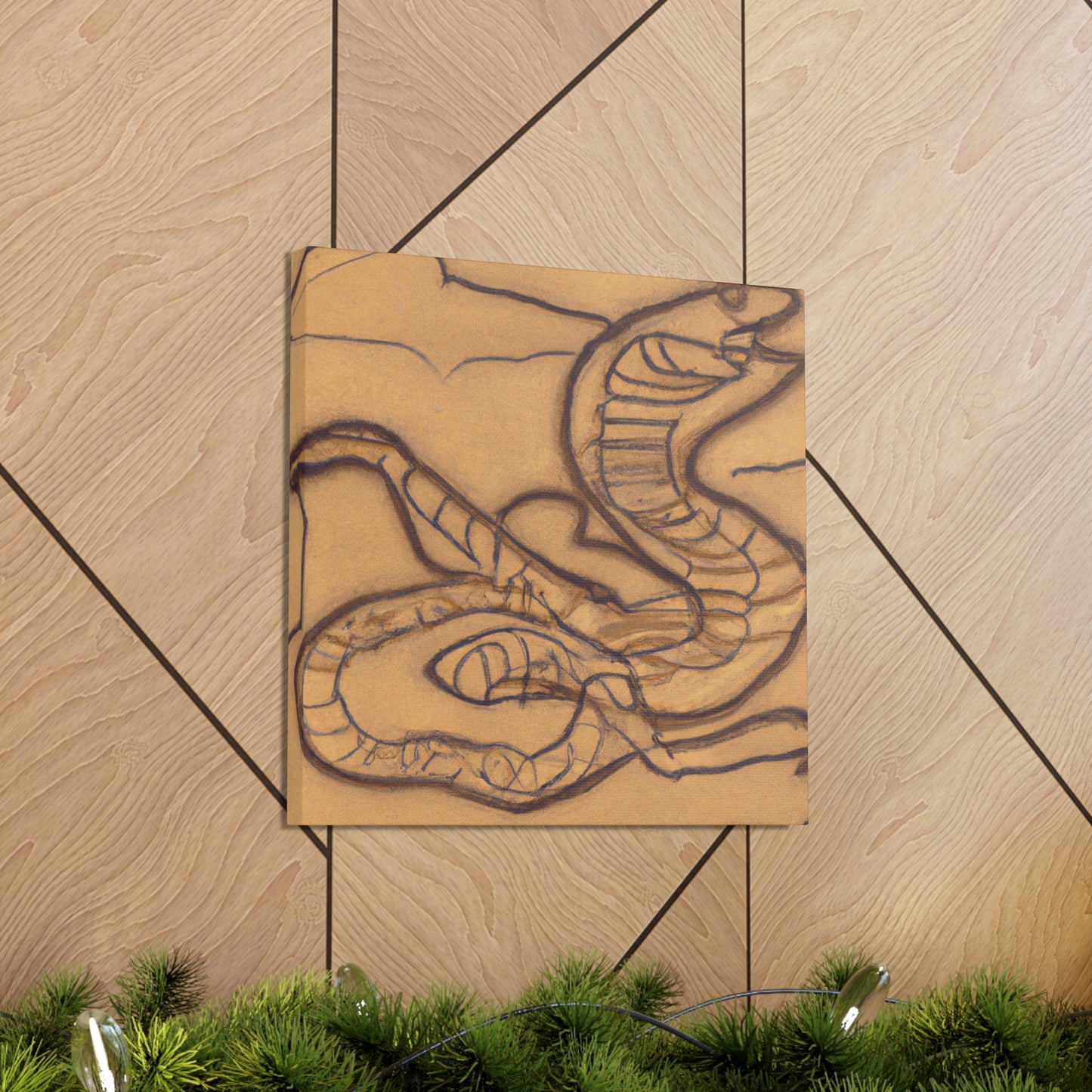 "The Rattlesnake Deco" - Canvas