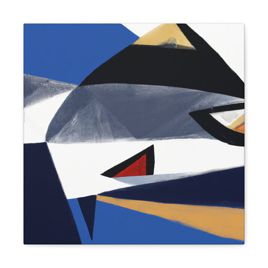 "Shark in Abstract Form" - Canvas