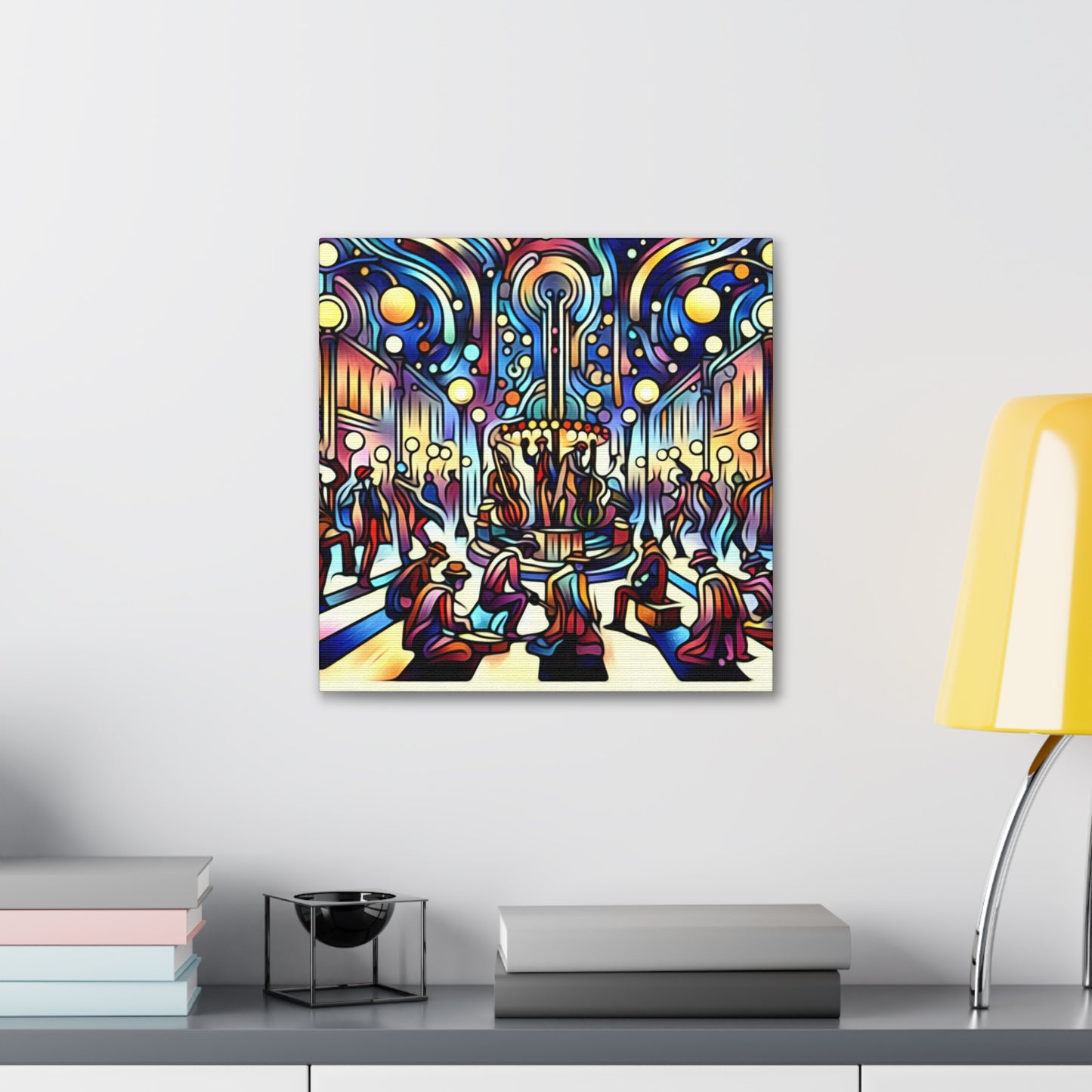 Enchanting Street Musicians - Canvas