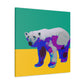 Polar Bear Pop Art - Canvas