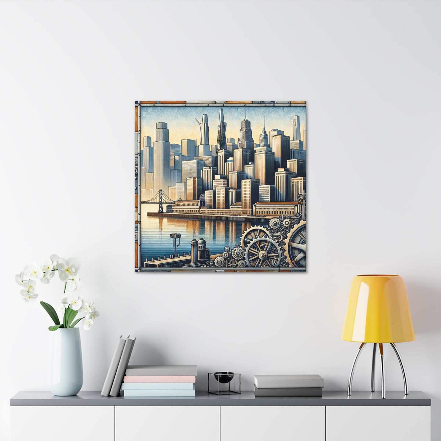 Cityscape Serenade - Canvas