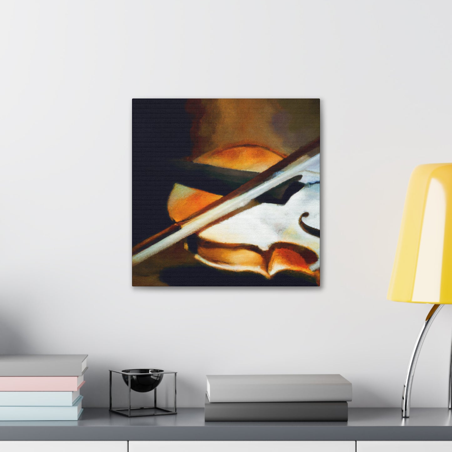 "Violin Elegance Melody." - Canvas