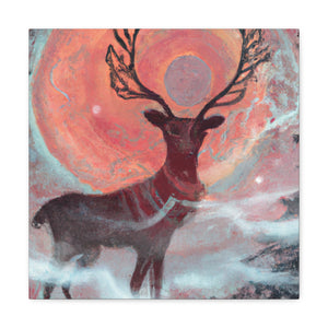 Reindeer in Baroque - Canvas