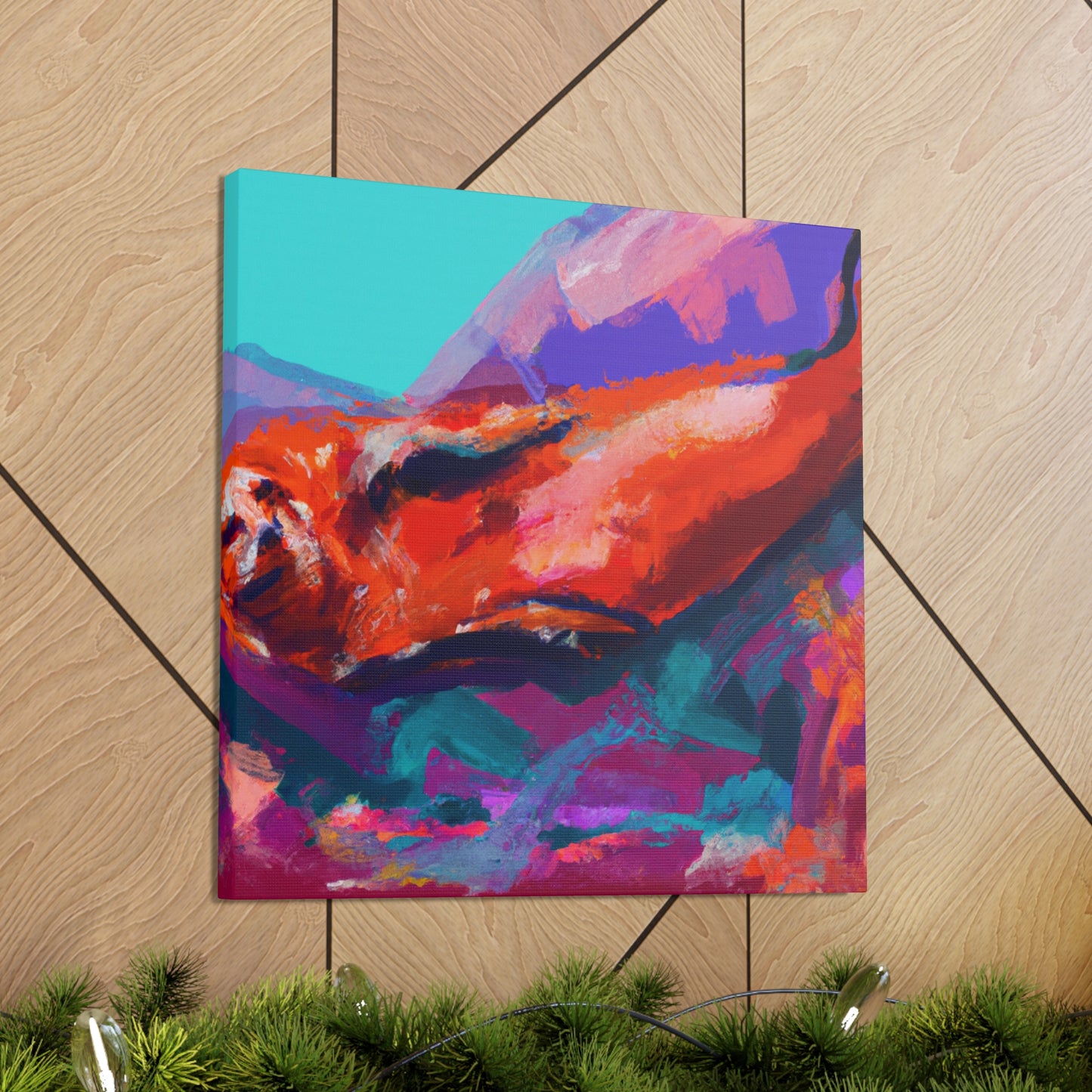 Seal in Abstraction - Canvas