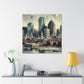 "Vibrant Boston Reverie" - Canvas