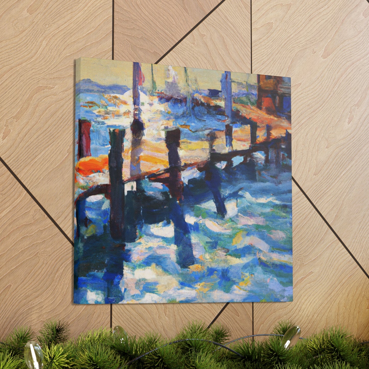 "Pier of Impressionism" - Canvas