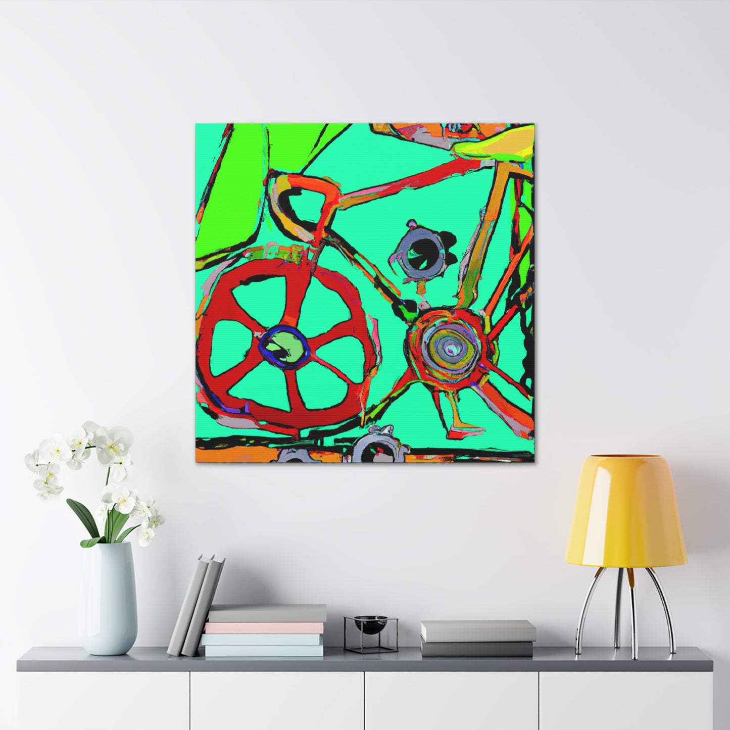 "Bicycle of Movement" - Canvas