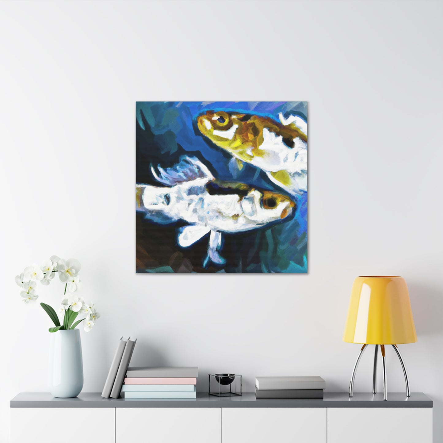 Killifish In Bloom - Canvas