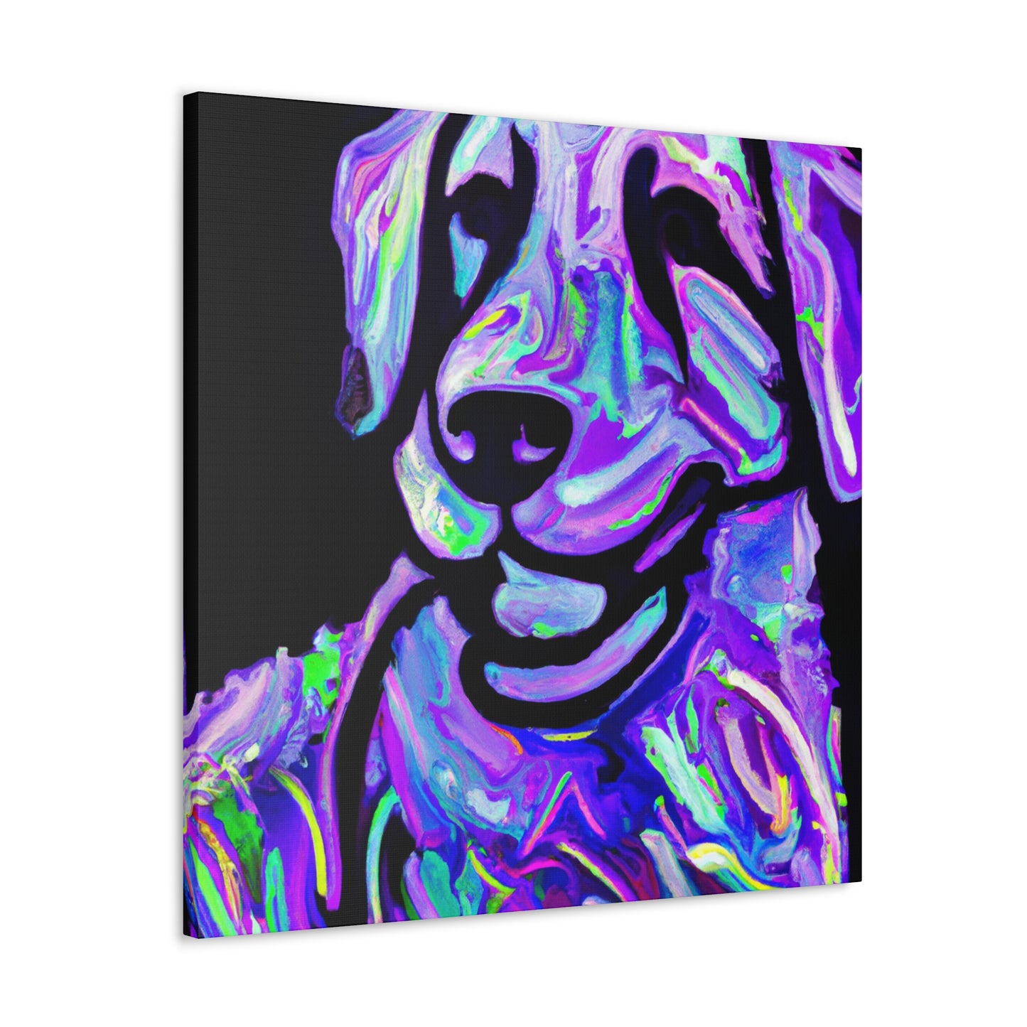 "Labrador in Expressionism" - Canvas