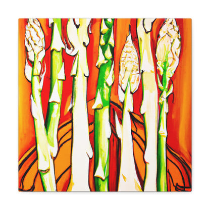 Asparagus in Rococo - Canvas