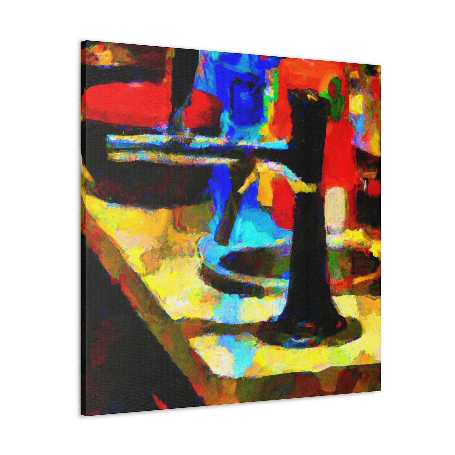 "Bar Tap Expressionism" - Canvas