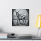 Mules in Moonlight Glow - Canvas