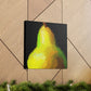 Pear in Metallic Gold - Canvas