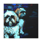 "Shih Tzu's Delightful Dance" - Canvas